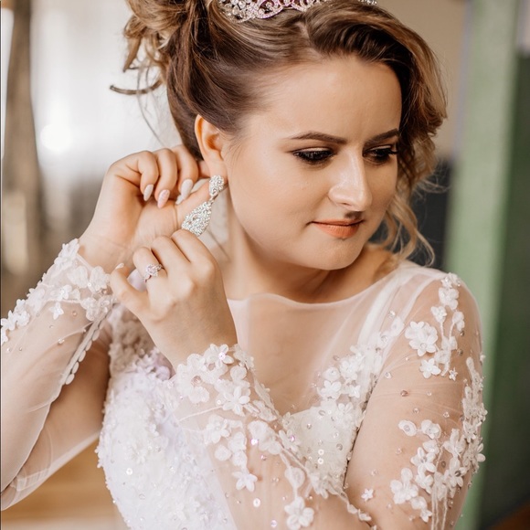 🔥Gorgeous 🔥Wedding dress size 10 - Picture 8 of 9